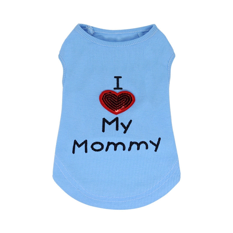 Casual Thread Letter Pet Clothing