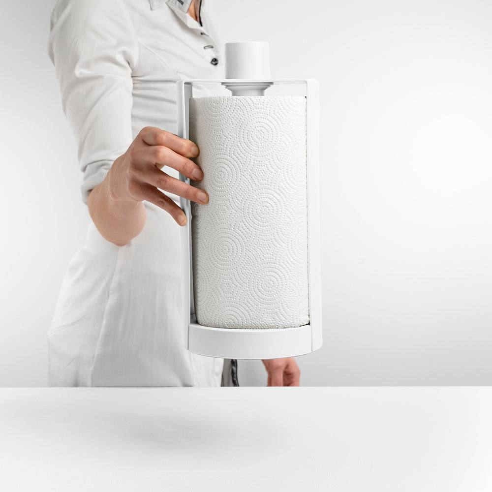 Stop Roll Paper Towel Holder - Arctic White