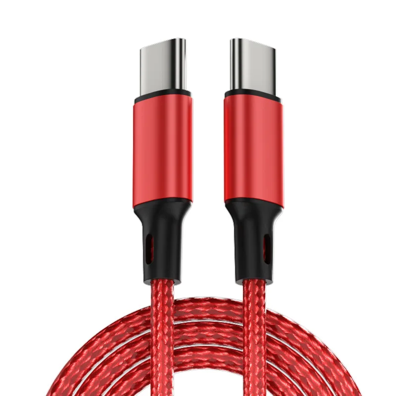 Double Headed Type-C Fast Charging Data Cable PD 60W Fast Charging Cable For Car Phone Fast Charging Cable