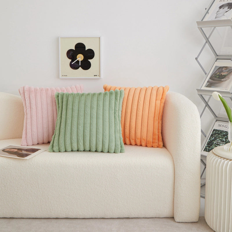 Casual Elegant Minimalist Solid Color PP Cotton Plush Throw Pillow