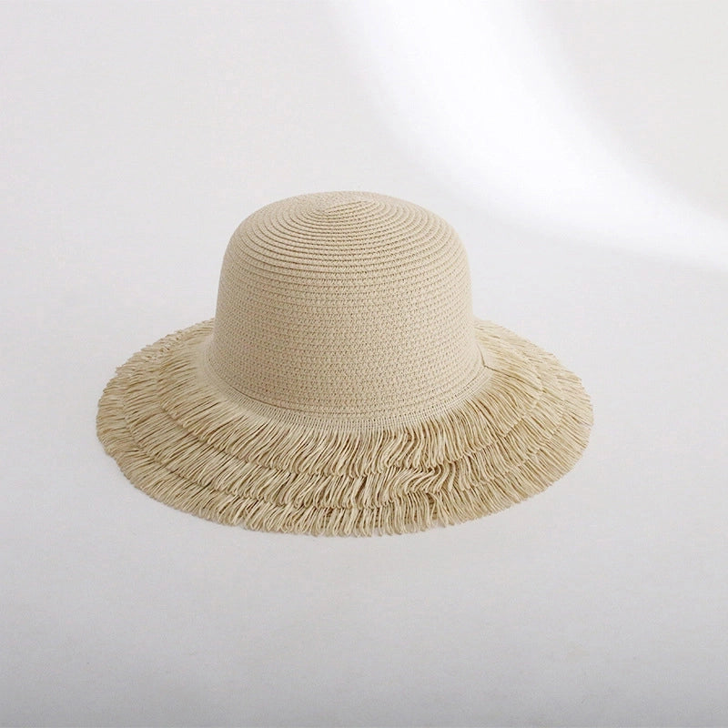 Women's Vacation Solid Color Big Eaves Sun Hat