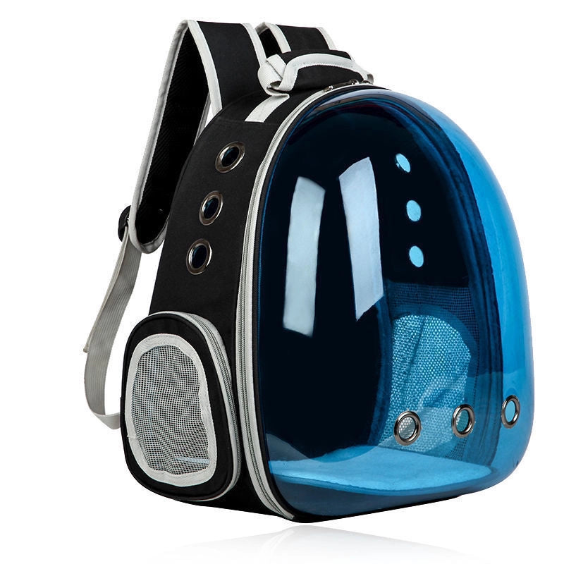 Minimalist PVC Oxford Cloth Solid Color Pets Backpack