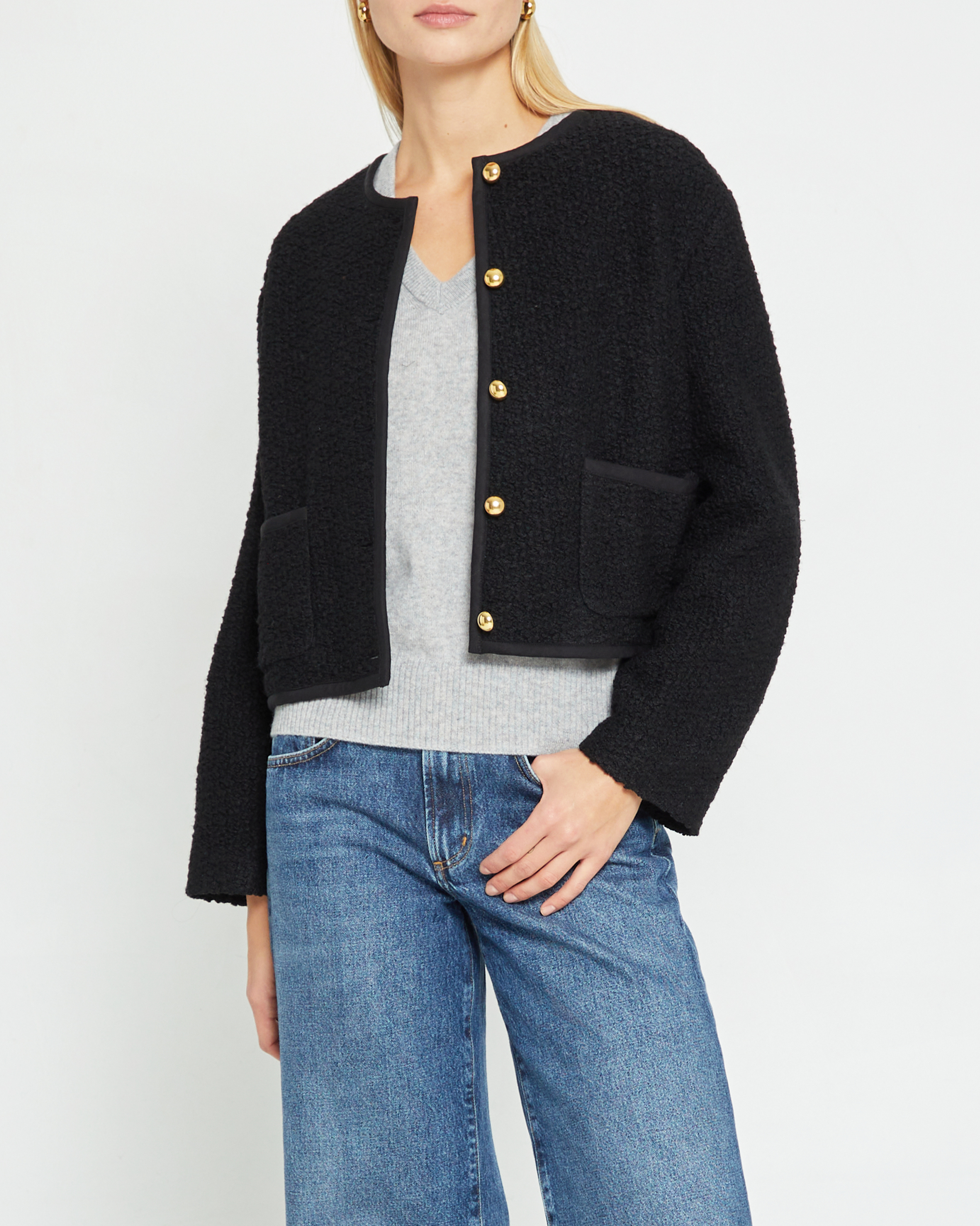 Joe Relaxed-fit Cropped Jacket