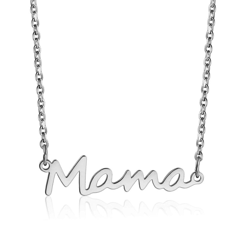 304 Stainless Steel 18K Gold Plated Minimalist Plating Letter Pendant Necklace
