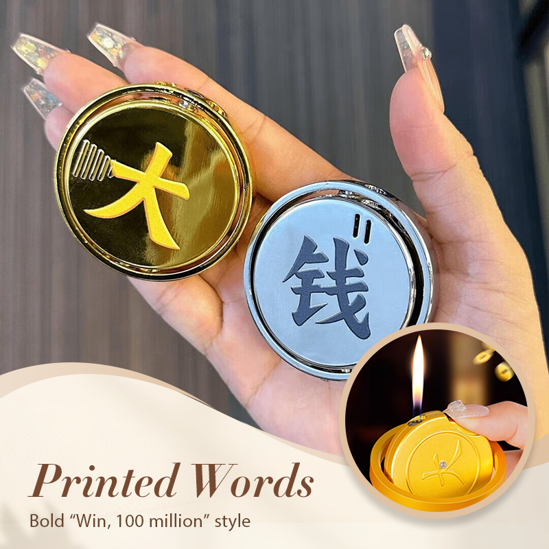 🔥Creative Round Inflatable Rotating Lighter