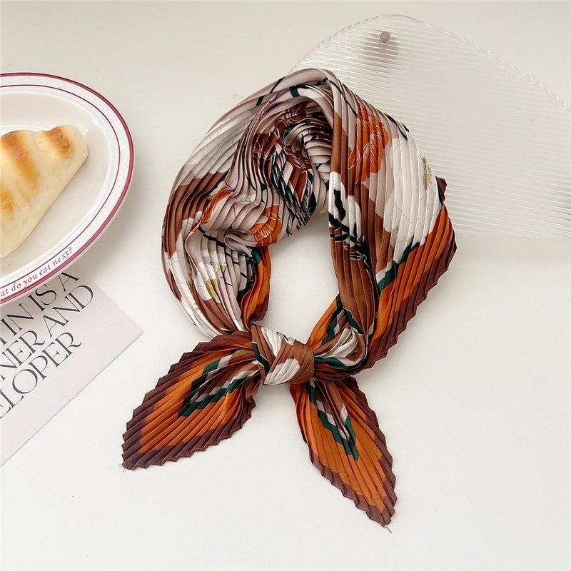 Women's Casual Minimalist Flower Polyester Printing Scarf