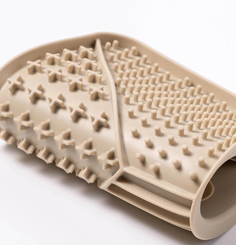 Elegant Minimalist Silica Gel Solid Color Pet Tableware