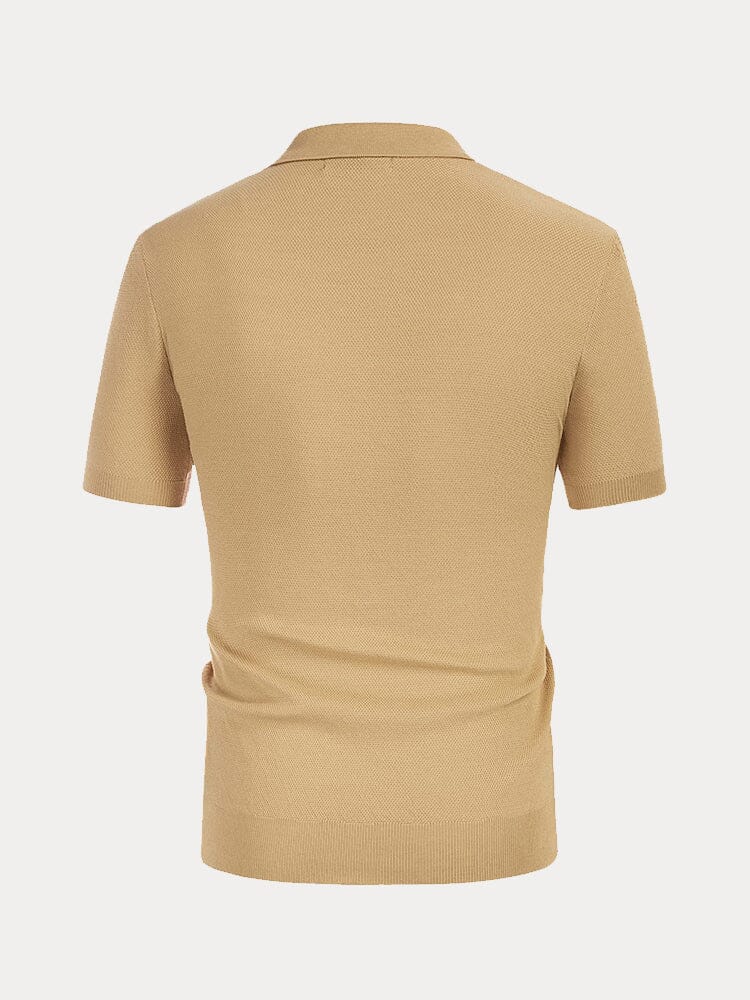 Stylish Lightweight Knit Polo Shirt