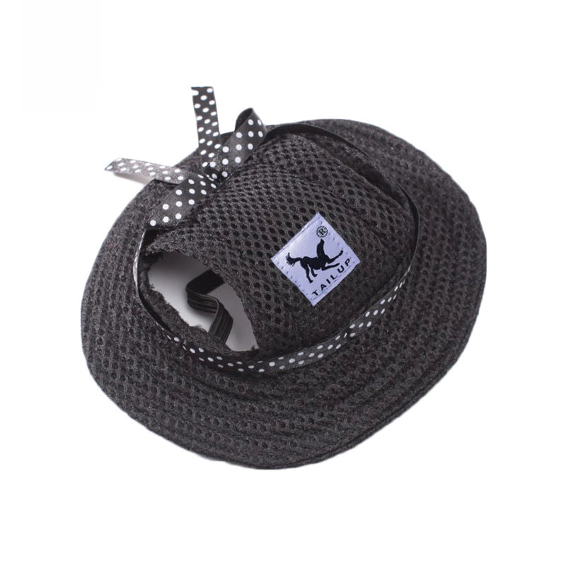 New Pet Products Mesh Breathable Sun Hat Cat And Dog Top Hat Princess Hat