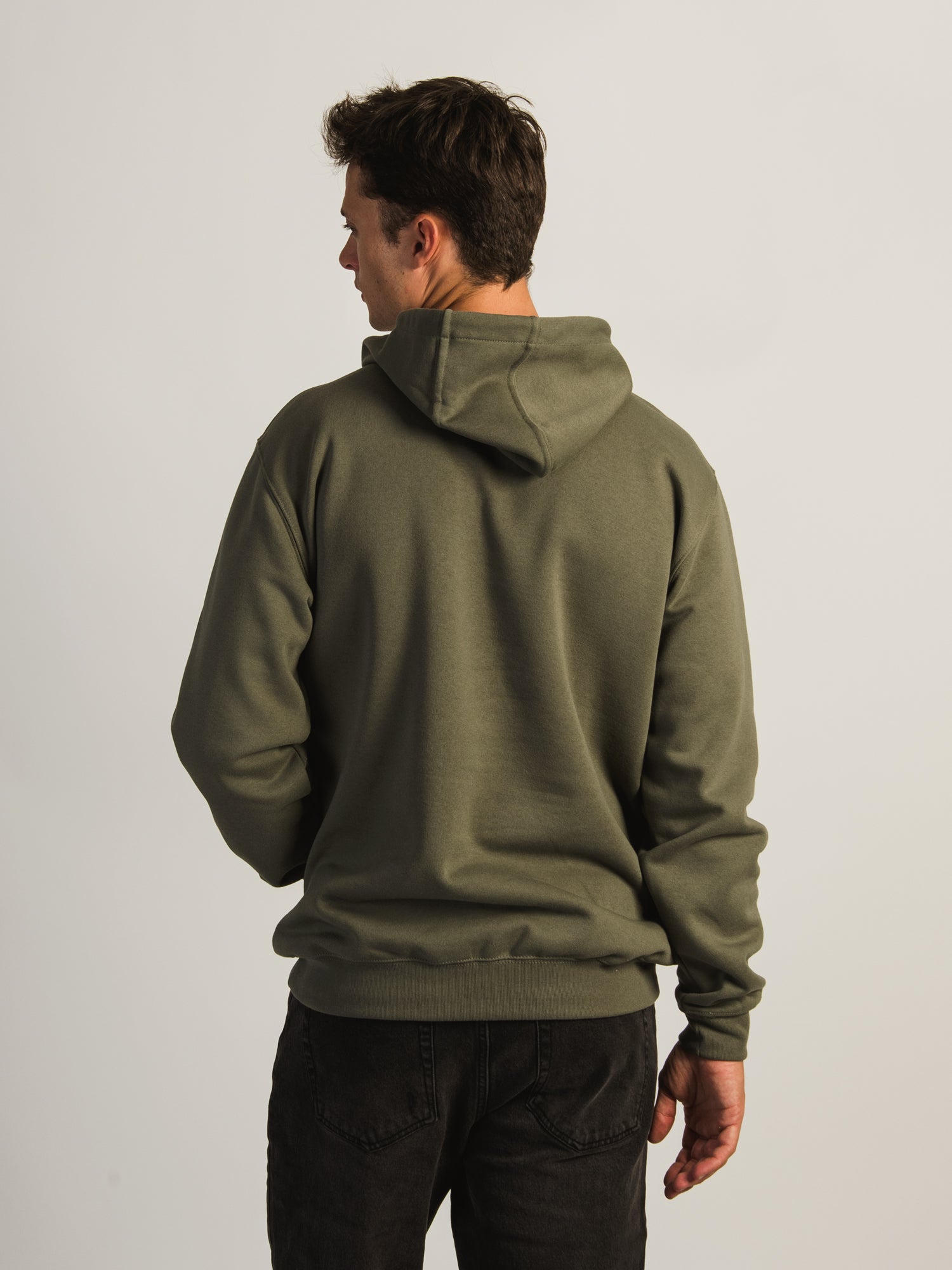 CARHARTT LOGO SLEEVE PULLOVER HOODIE