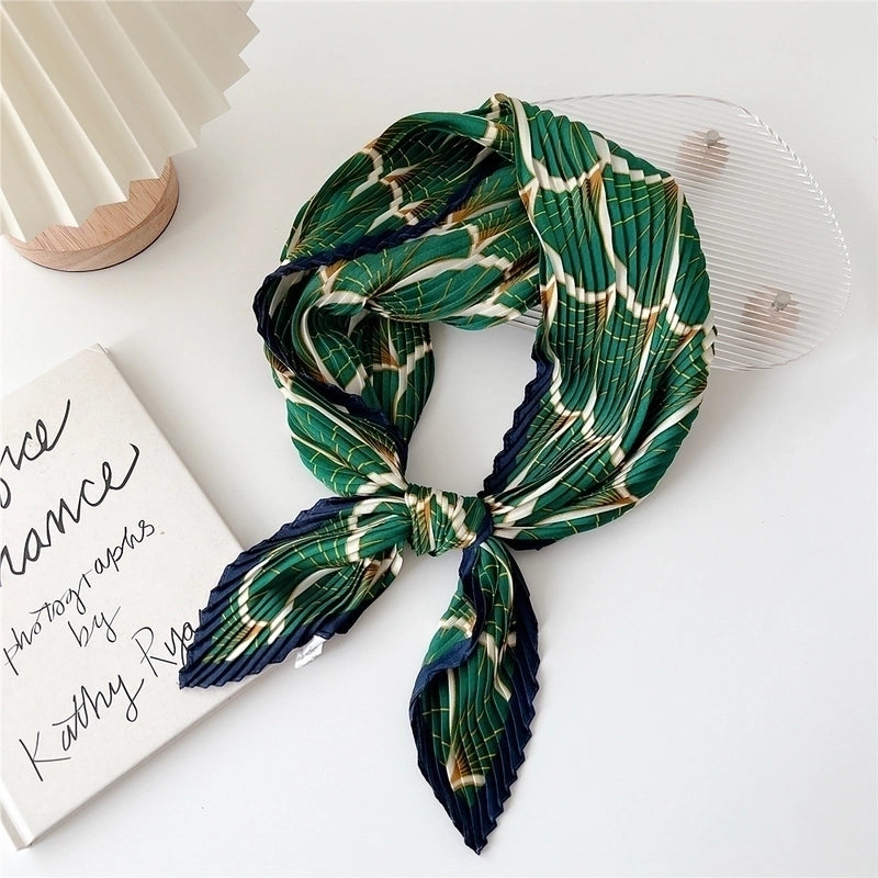 Women's Elegant Printing Polyester Printing Silk Scarf