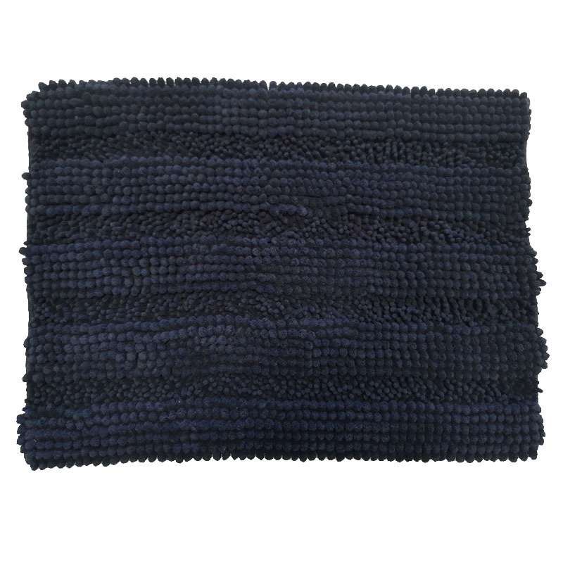 Super soft large grain thick tufted chenille floor mat machine washable suitable for study living room bathroom kitchen