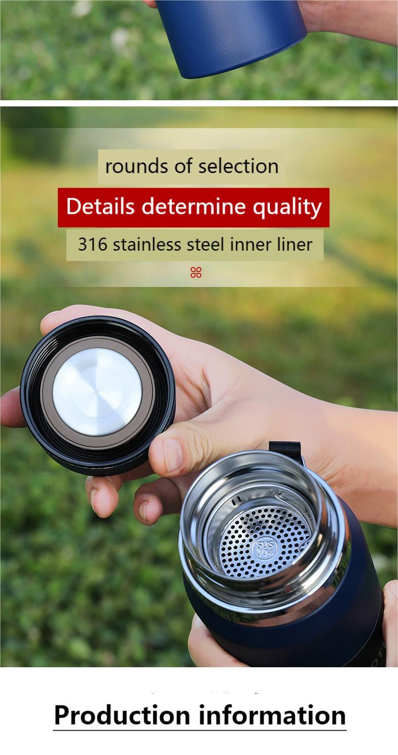 Thermal Water Bottle With LED Display (800ml)