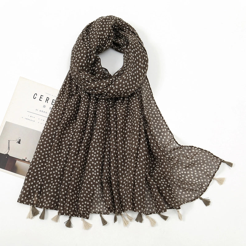 Unisex Vacation Sweet Geometric Polyester Scarf