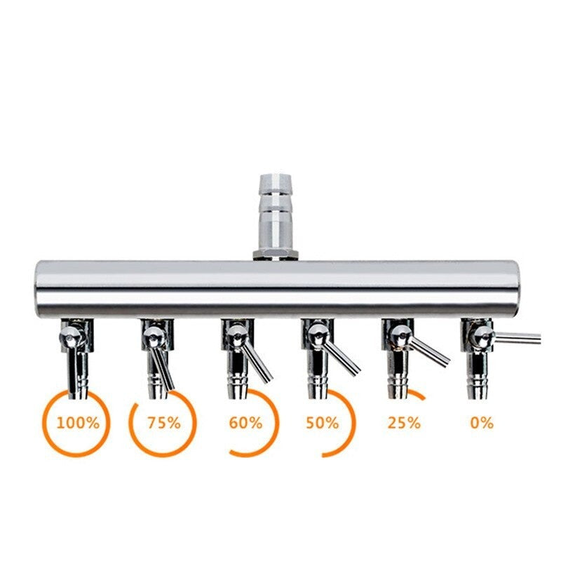 Stainless Steel Air Splitter Valve For Aquarium