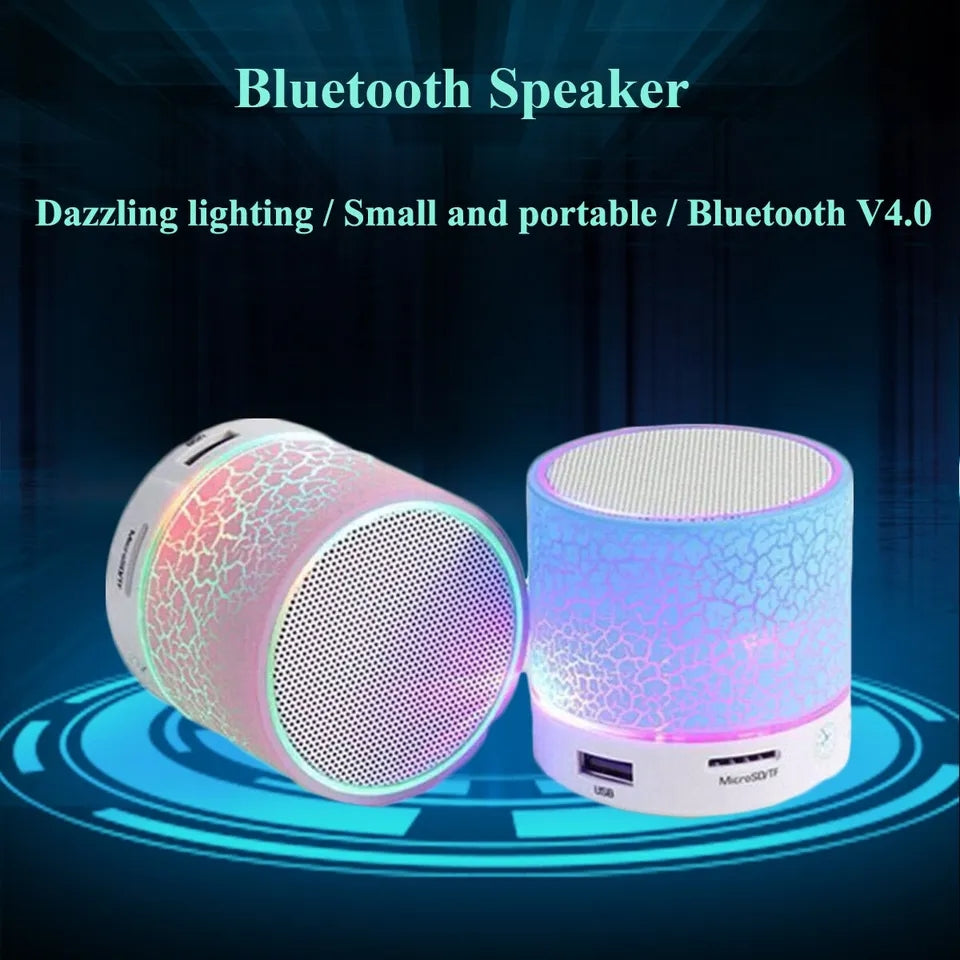 MINI LED CRACKS COLORFUL BLUETOOTH SPEAKERS