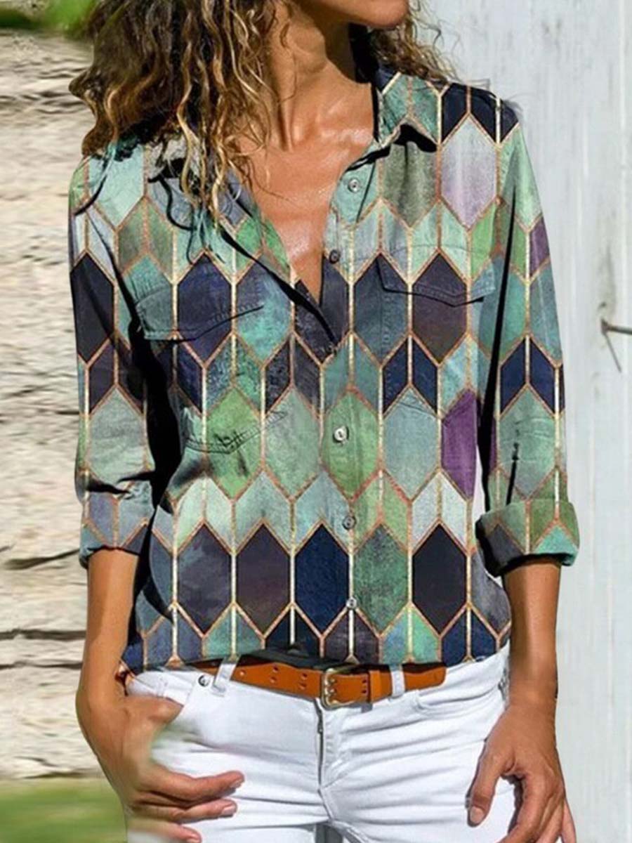 Multicolor Print Shirt