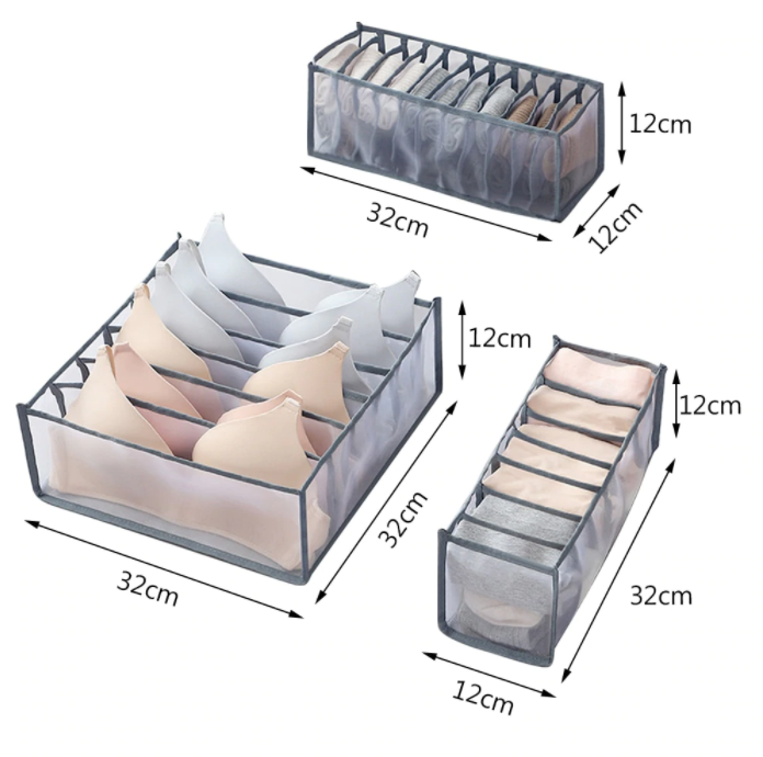 Buy 1 Get 2 Free Undergarments Drawer Organizer 3 Pcs