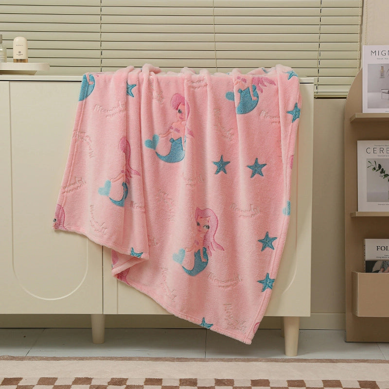Cute Dinosaur Star  Fabric Blanket Bedding