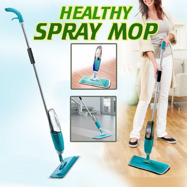 Handheld Water-Spraying Mop. Mop With Spray