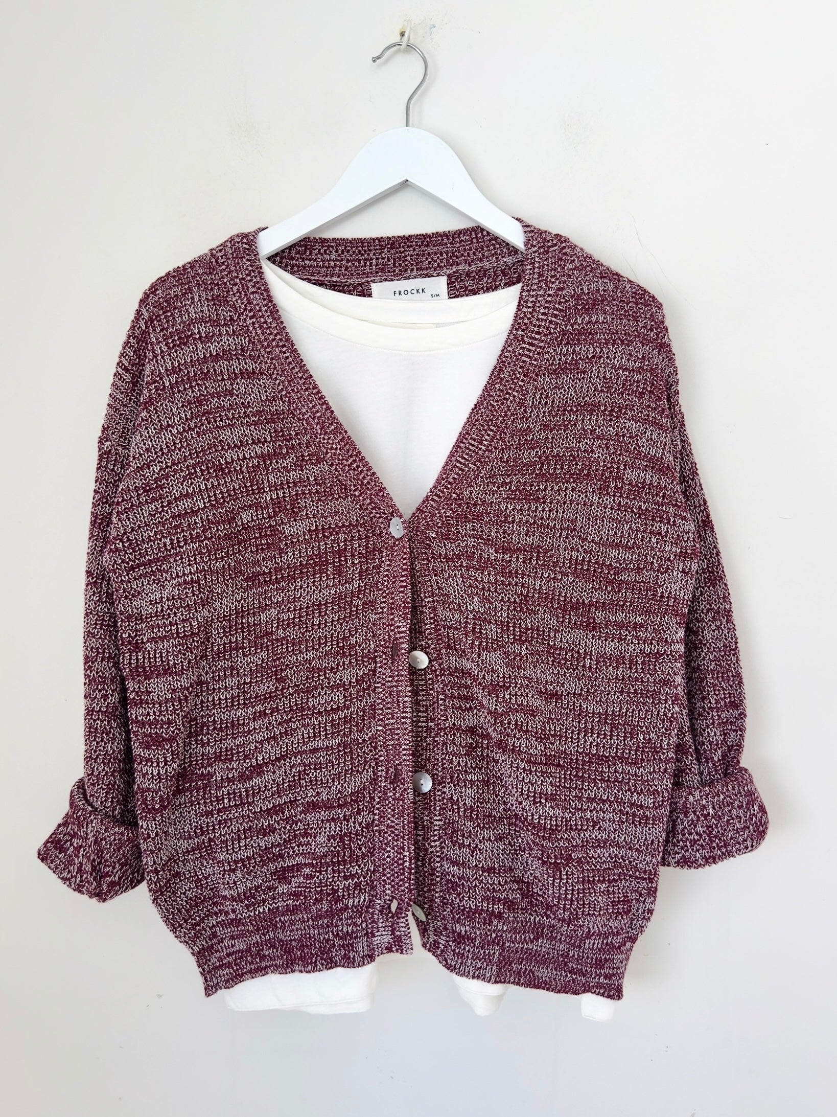 lucas cardi - wine/white blend cotton