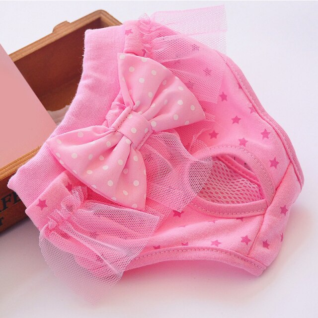 Washable Diaper Lace Pants For Dogs