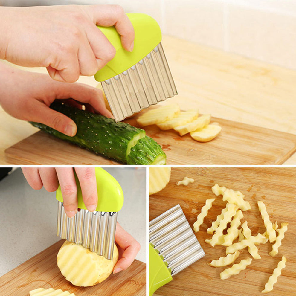 Stainless Steel Vegetables Crinkle Cutter