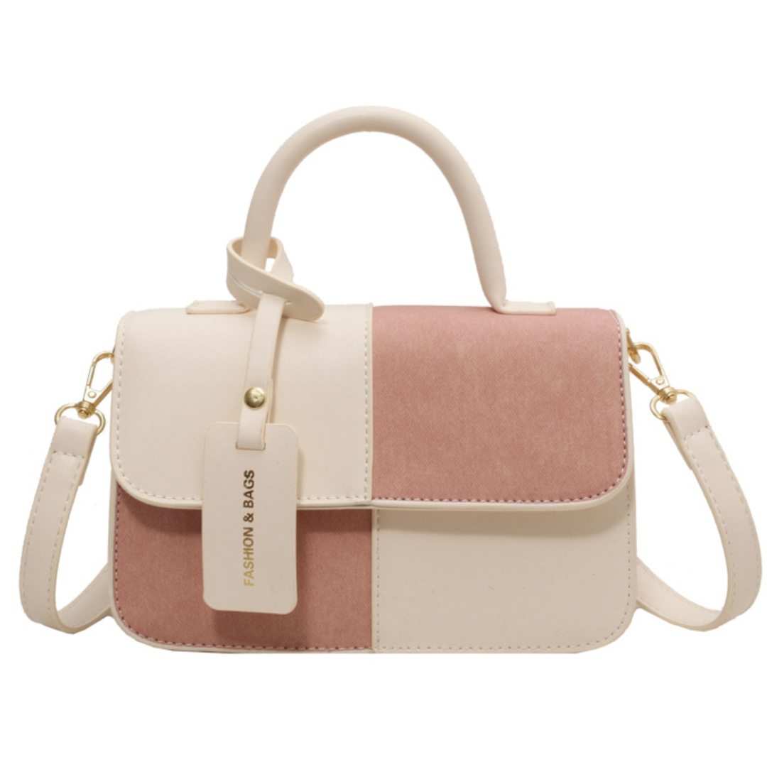 Summer Contrast Color  Square Commuter Shoulder Bag