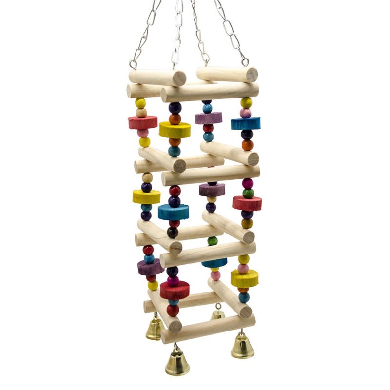 Wooden Bird Swing Ladder Toy