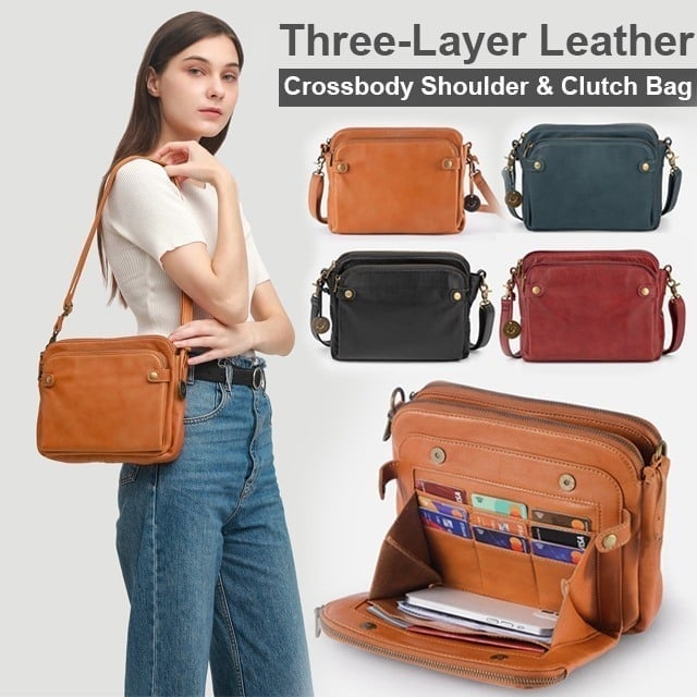 🔥Hot Sale 49% OFF🔥🔥-Crossbody Leather Shoulder Bags and Clutches