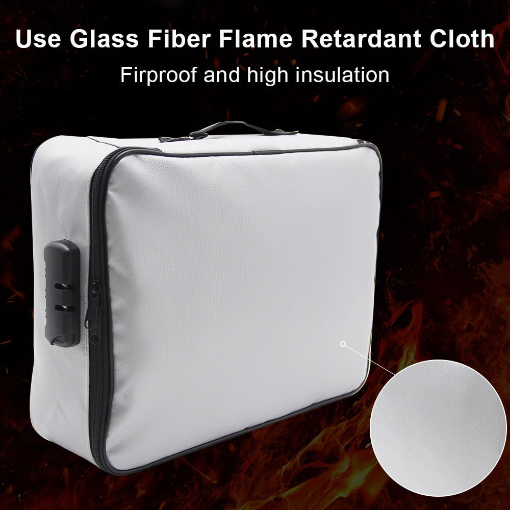 ShieldDoc Fireproof Document Bag with lock