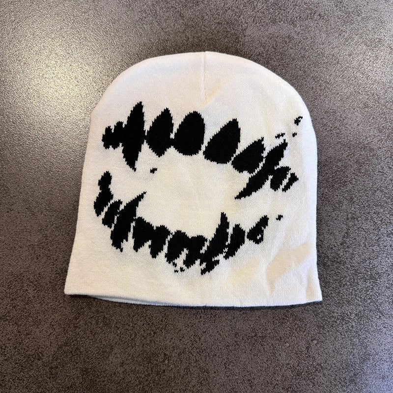 Unisex Hip-Hop Minimalist Color Block Eaveless Wool Cap