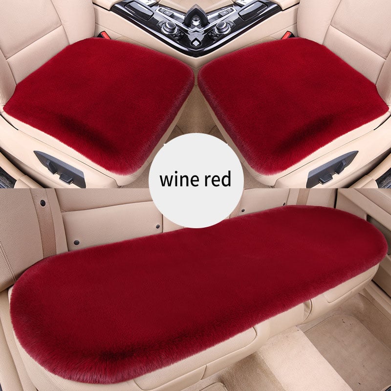 -Plush Car Seat Cushion