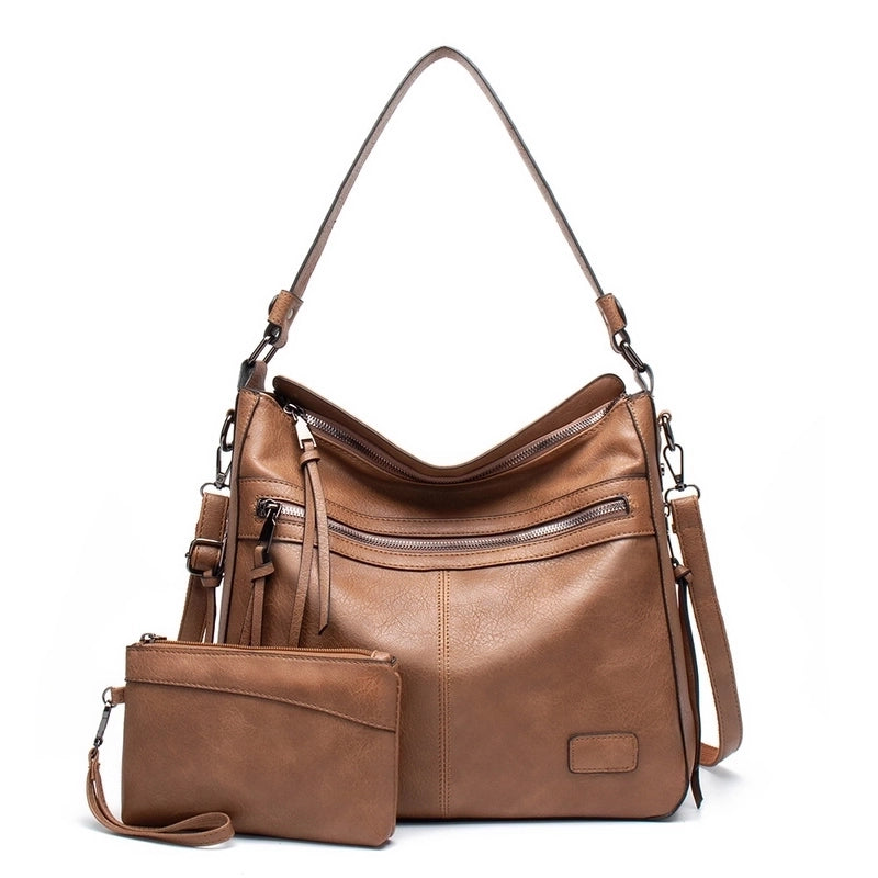 Women's Large All Seasons Pu Leather Fashion Tote Bag