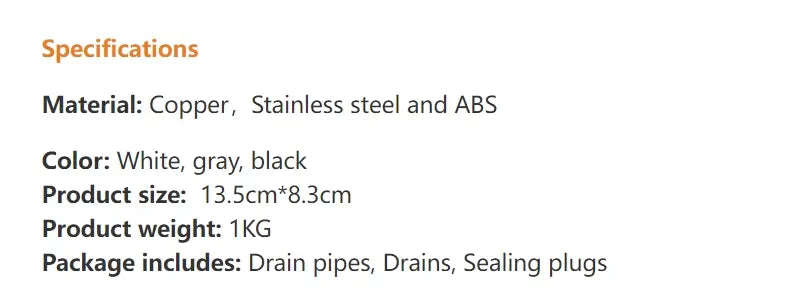 Universal Rotation of Anti-Odor Anti-Clogging Sewer Pipes