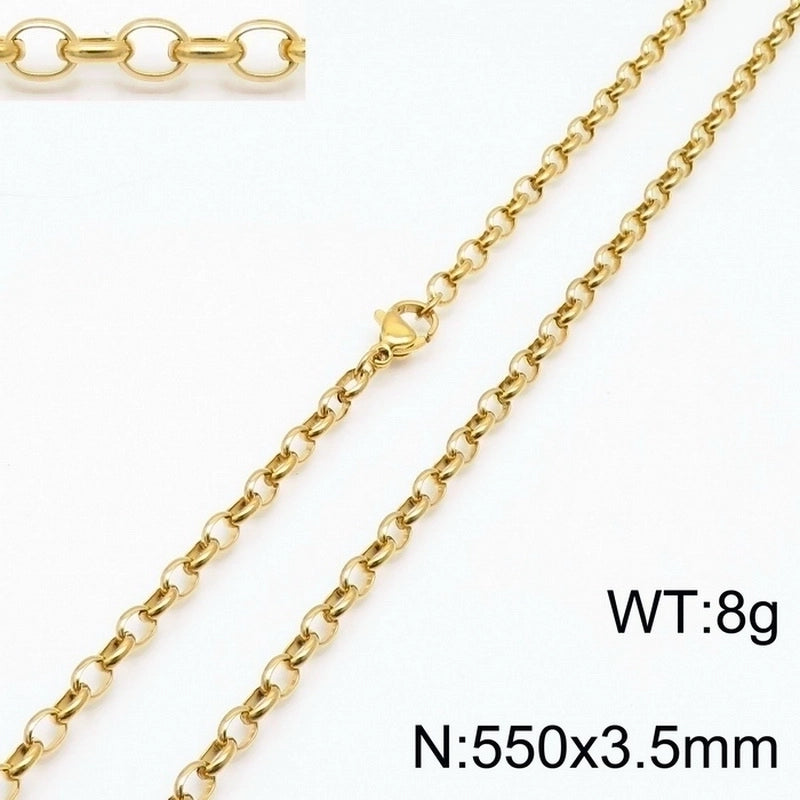 Fashion Geometric Titanium Steel 18K Gold Plated Bracelets In Bulk