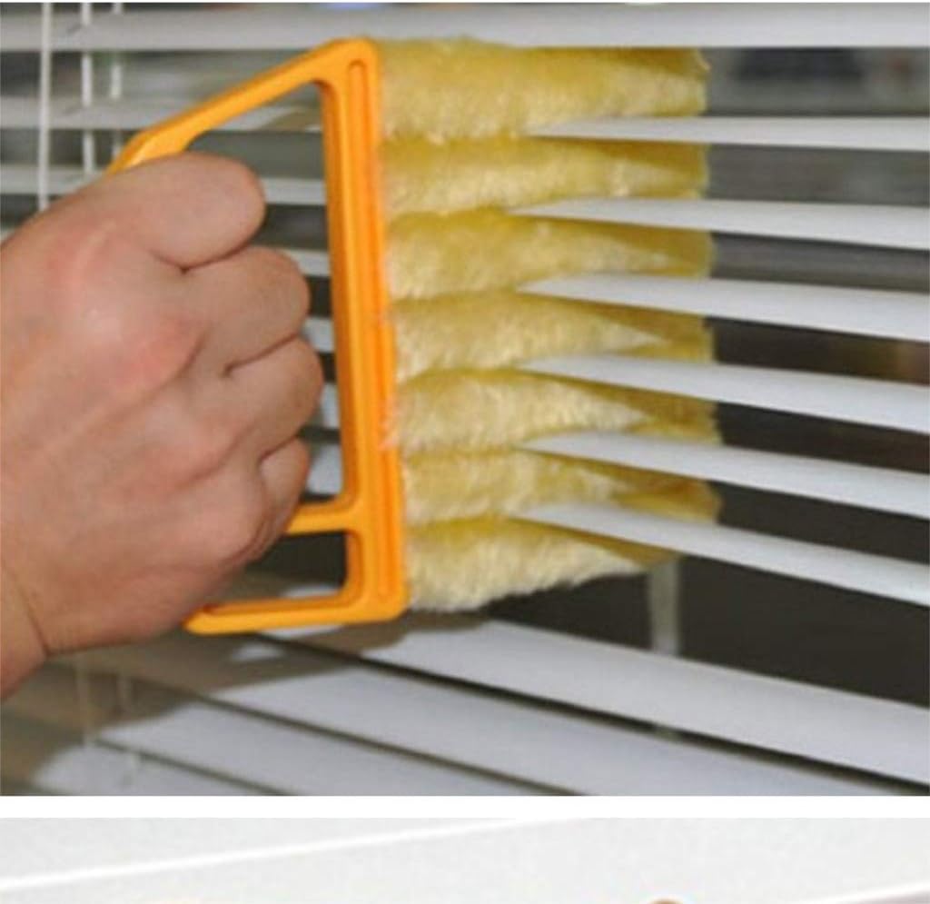 Microfibre Venetian Blinds Brush Window Duster Washable Blinds Cleaning Brush