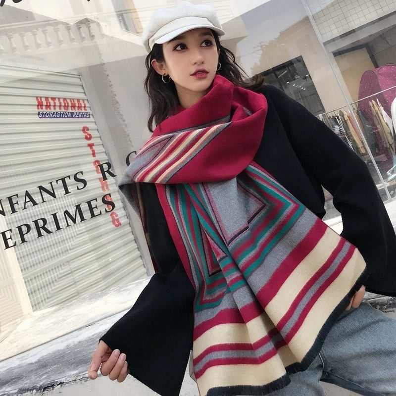 Warmth Thick Imitative Cashmere Scarf