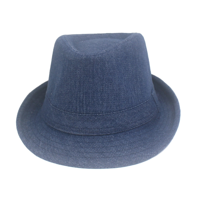 Denim Jazz Hat Men's Topper Hat Retro Old Hat Artistic Youth Topper Hat Hat