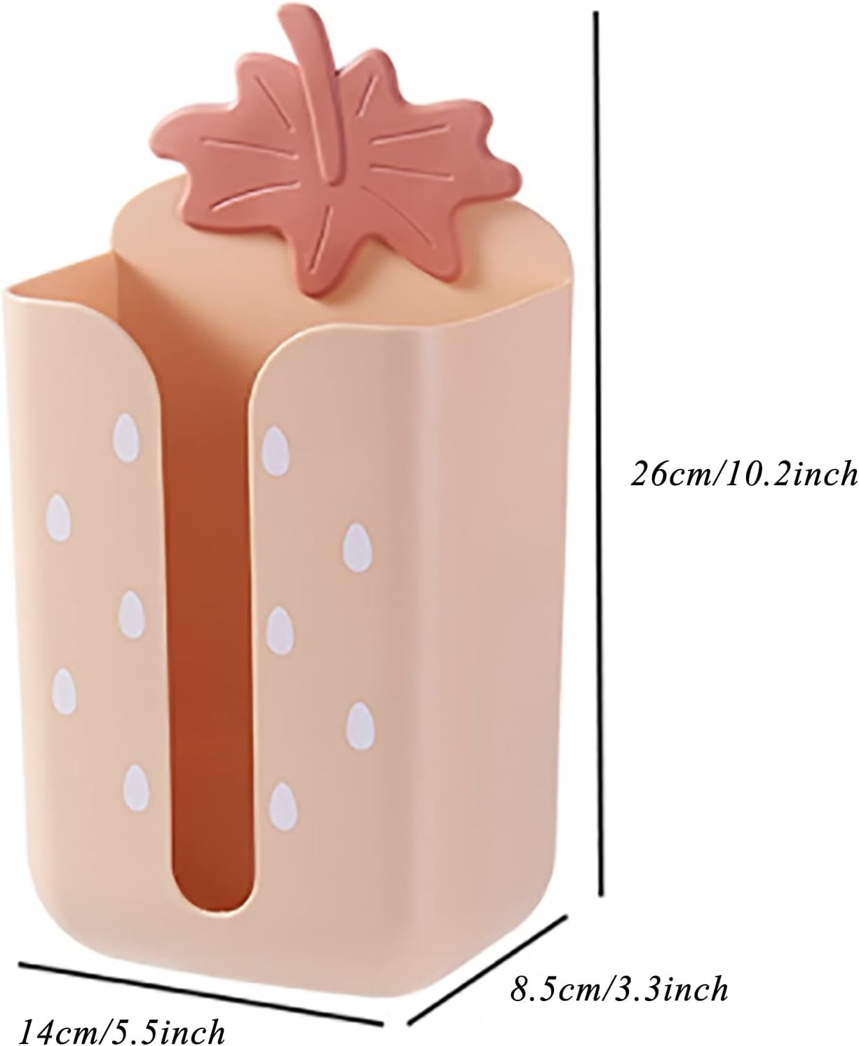 Cute Strawberry Shape Tissue Box Holder. Creative Wall-Mounted Tissue Box For Kitchen Bathroom