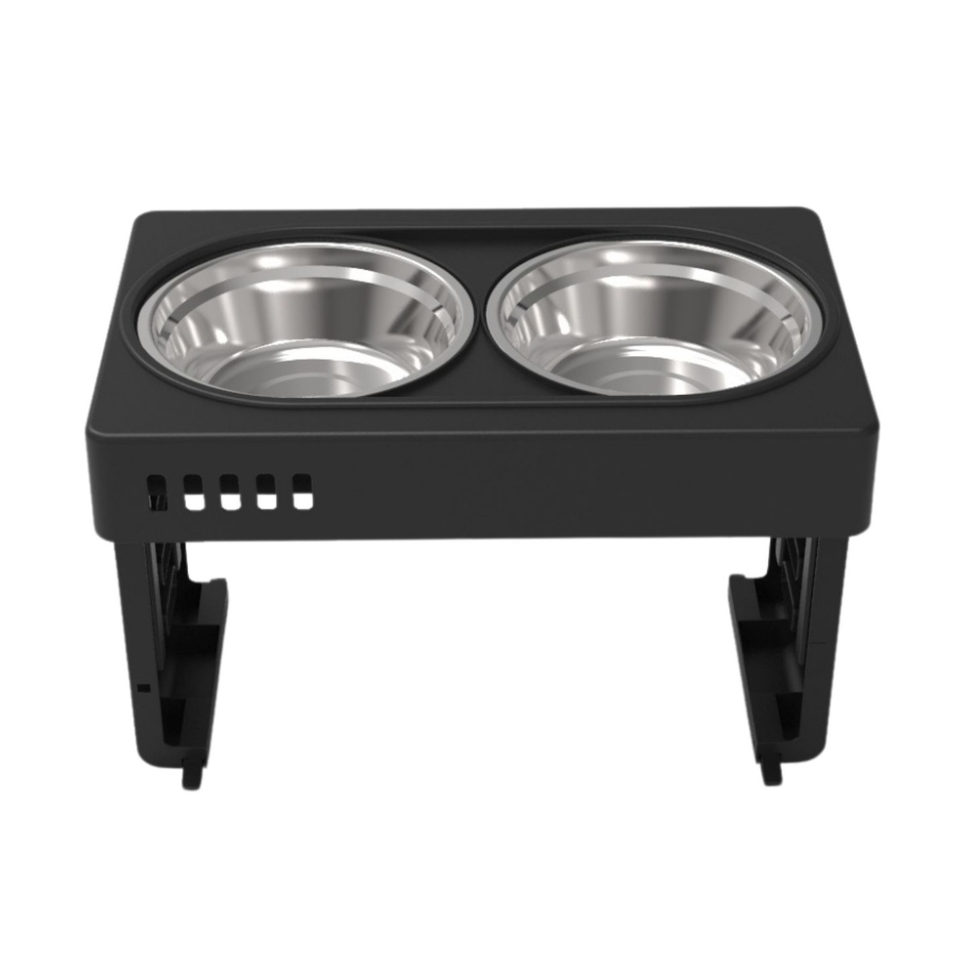 Elevated Double Bowl Pet Feeder