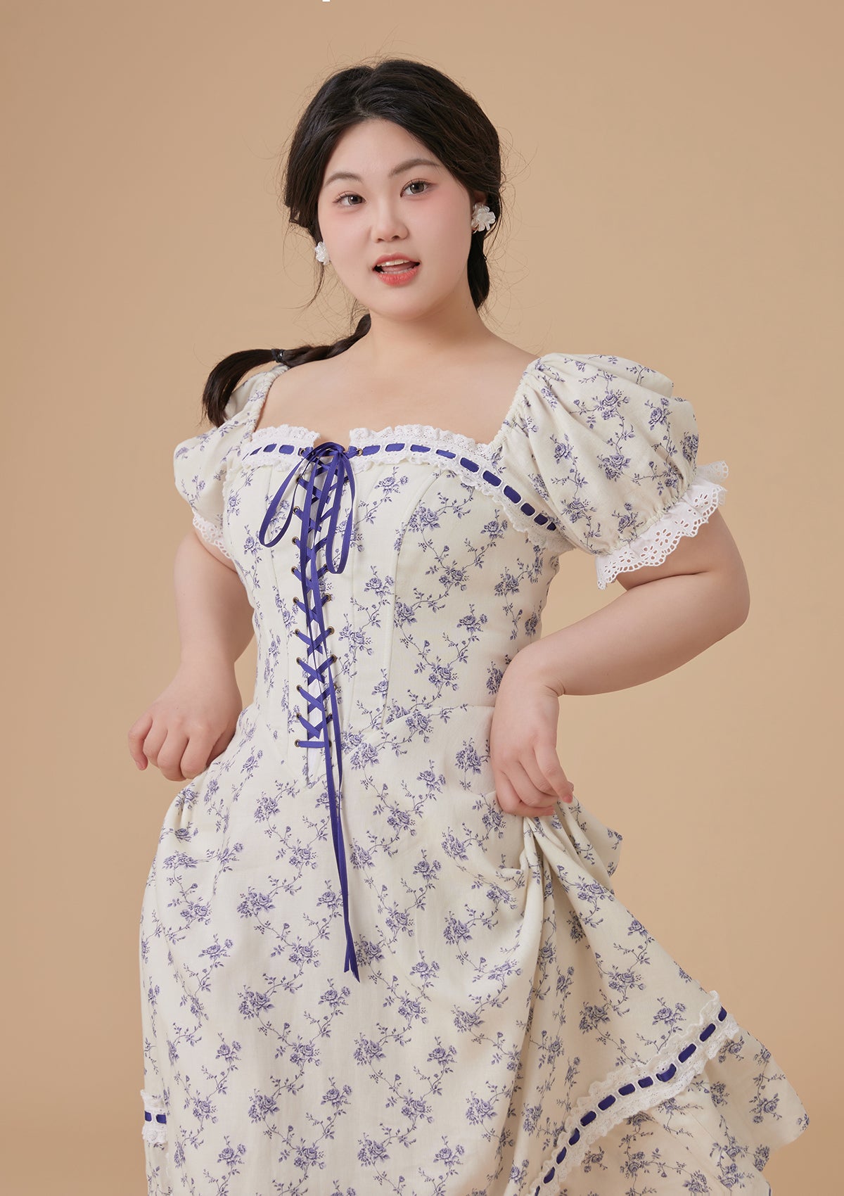 Curve & Plus Petrea Volubilis Corset Dress