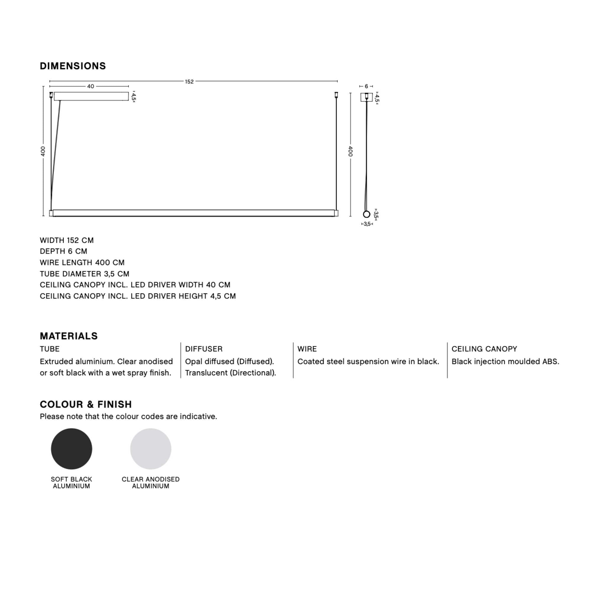 Factor Linear Suspension Lamp