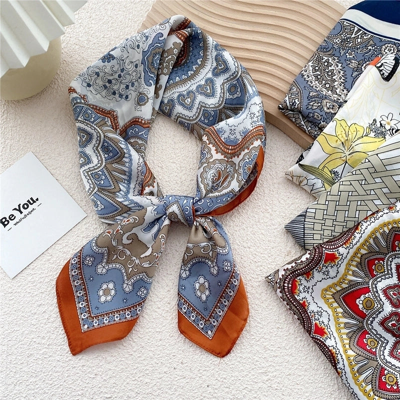 Summer Fashion Gauze Thin Scarf Silk Shirt Scarf