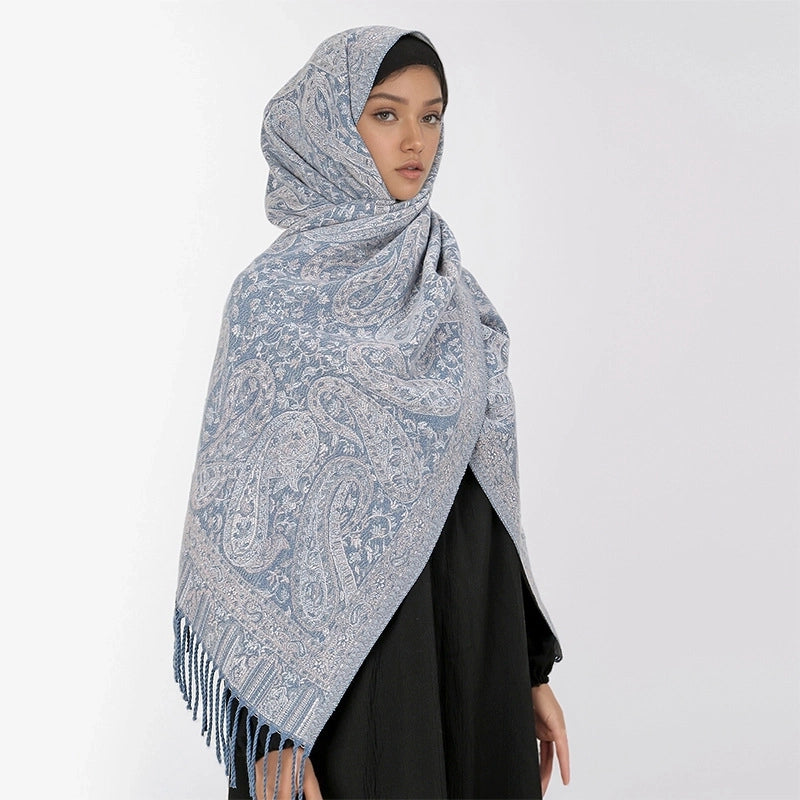 Women's Ethnic Style Minimalist Geometric Solid Color Polyester Scarf