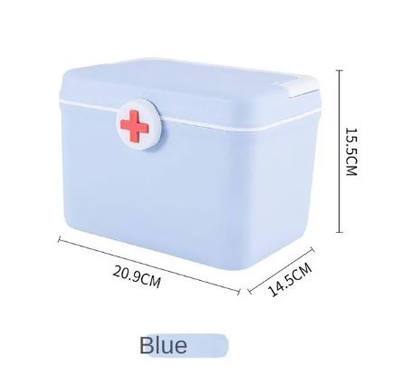 Colored Macaroon Medicine Box Large Capacity Household Multi-Layer Medicine Box