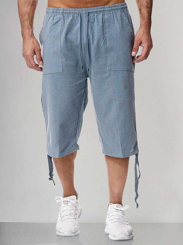 Cotton Linen Style Casual Shorts