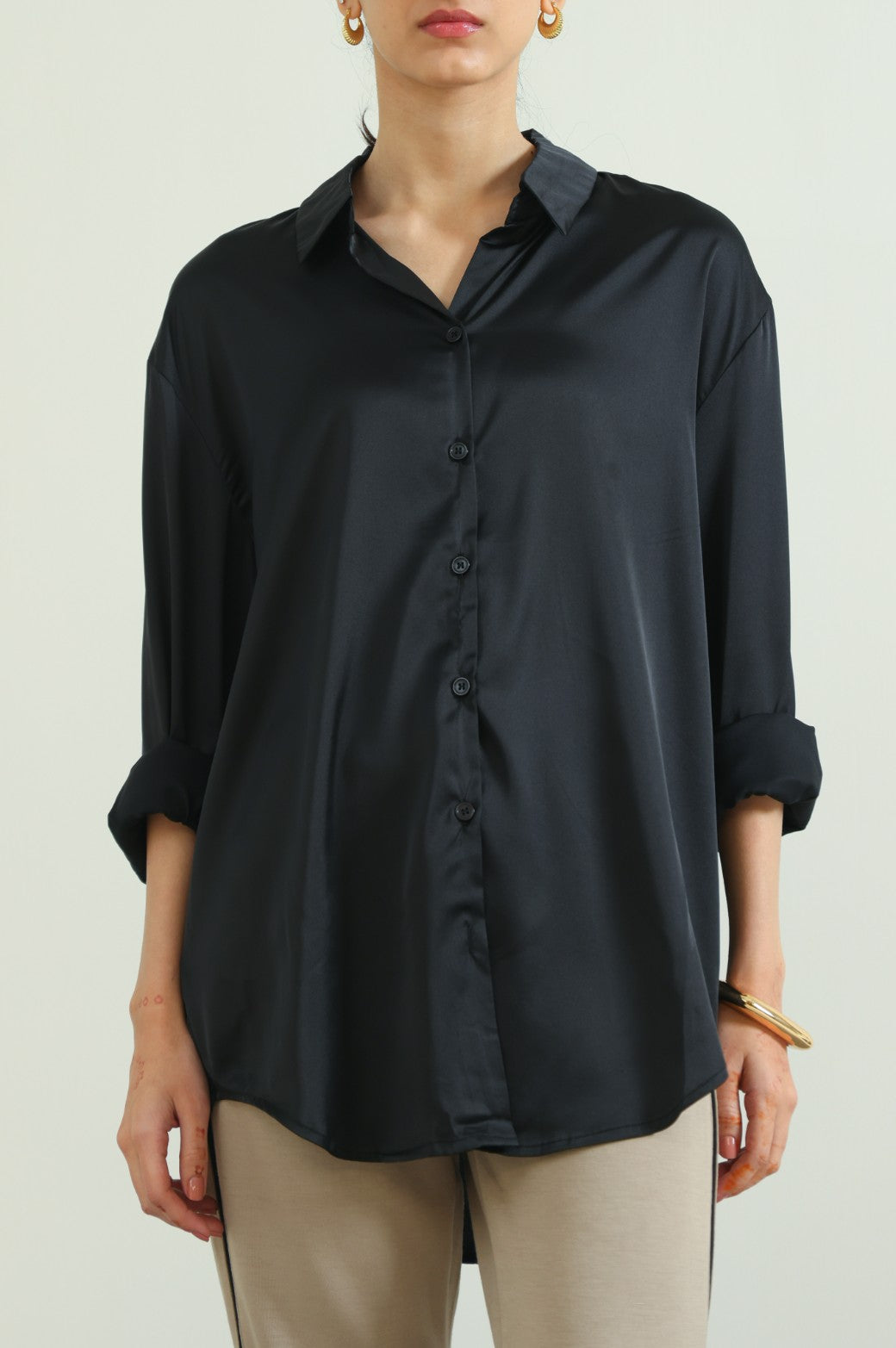 BASIC SILK SHIRT