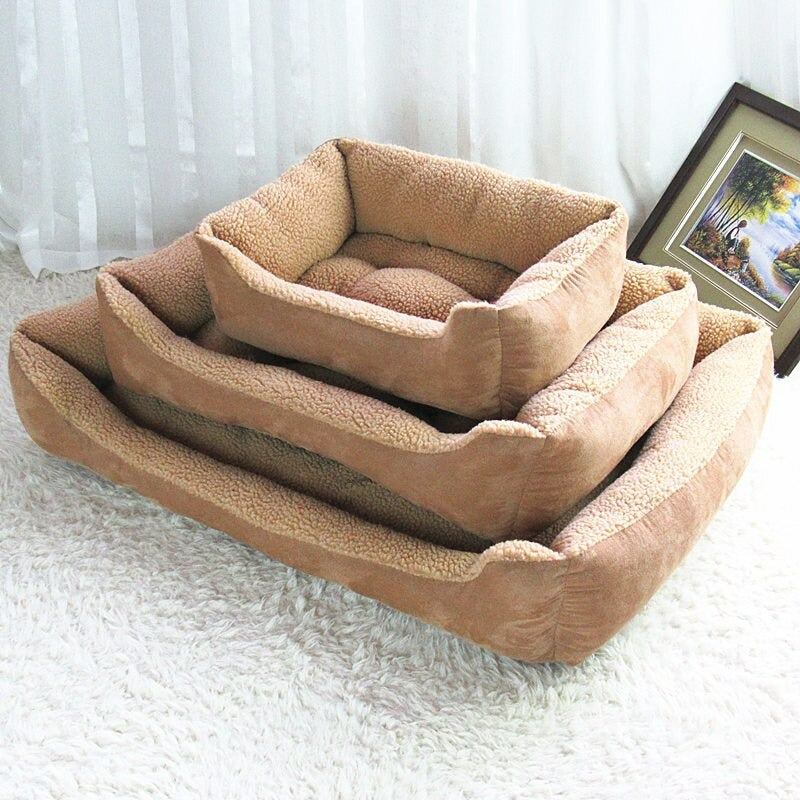 Sherpa Beds For Large Dogs | Chenille Sofa-Style Pet bed | High-loft orthopaedic cushion support