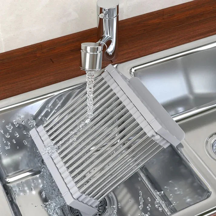 Expandable Stainless Steel Adjustable Dish Drying Rack